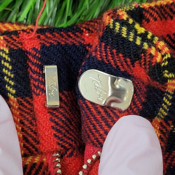 Vintage Brooks-Brothers Pants Women 00/0 24x27 Buffalo-Plaid - Picture 10 of 16